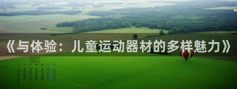 凯捷体育平台假的吗是真的吗吗：《与体验：儿童运动器材