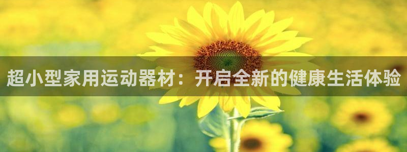 凯捷体育平台是正规平台吗知乎：超小型家用运动器材：开