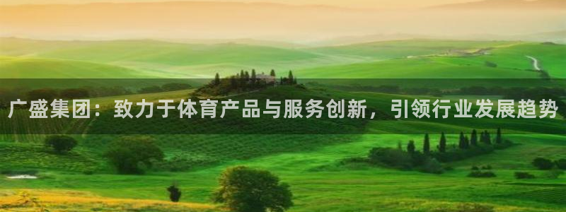 凯捷体育代理：广盛集团：致力于体育产品与服务创新，引领行业发