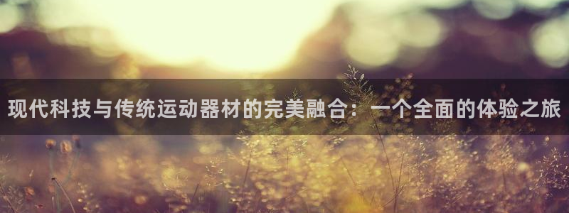 凯捷体育娱乐是那个系列的台子：现代科技与传统运动器材