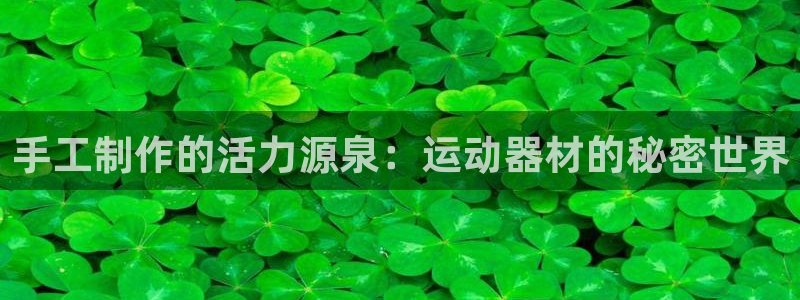 凯捷体育招商：手工制作的活力源泉：运动器材的秘密世界