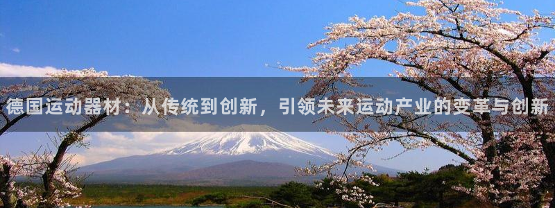 凯捷体育平台注册流程视频：德国运动器材：从传统到创新，引领未