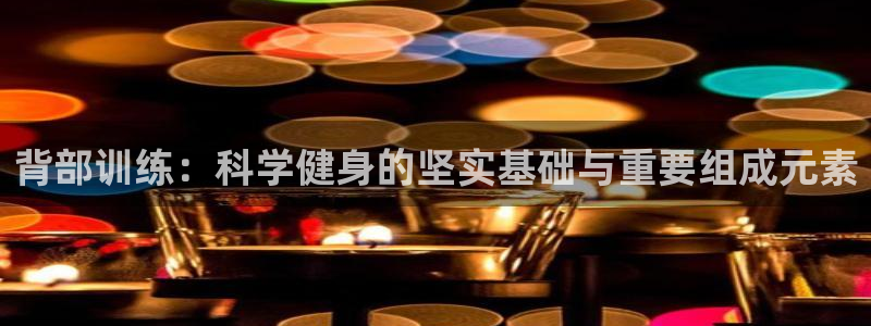 凯捷体育平台注册流程图：背部训练：科学健身的坚实基础