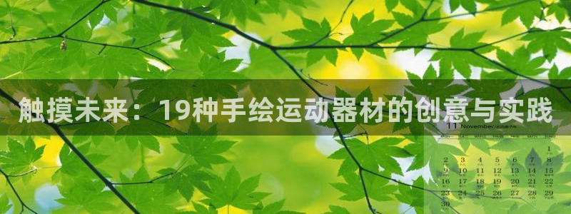 凯捷体育娱乐下载：触摸未来：19种手绘运动器材的创意与实践