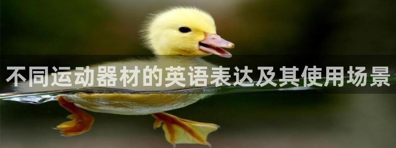 凯捷体育官方客服电话：不同运动器材的英语表达及其使用场景